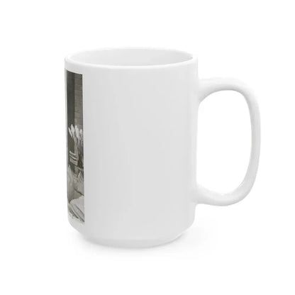 Bettie Page #624 (Vintage Female Icon) White Coffee Mug - Go Mug Yourself