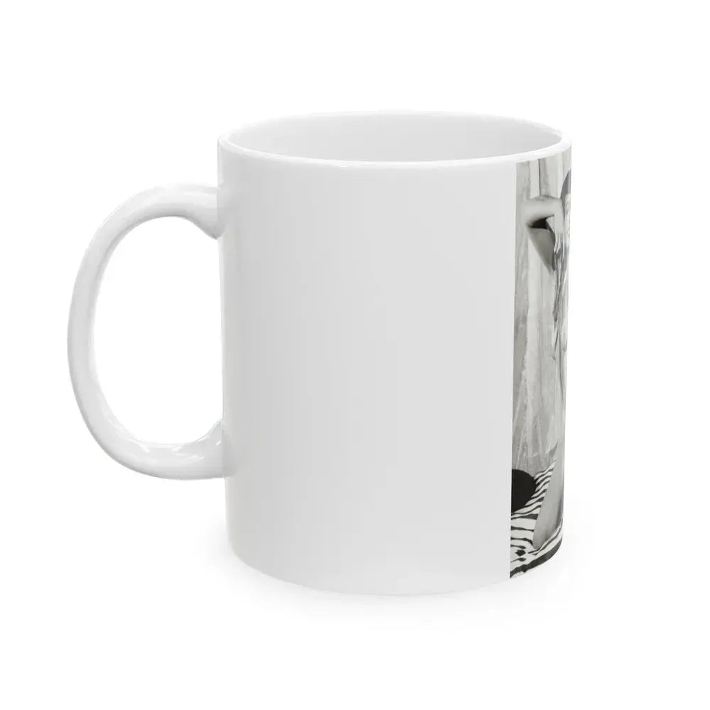 Bettie Page #626 (Vintage Female Icon) White Coffee Mug - Go Mug Yourself