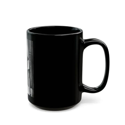 Bettie Page #628 (Vintage Female Icon) Black Coffee Mug - Go Mug Yourself