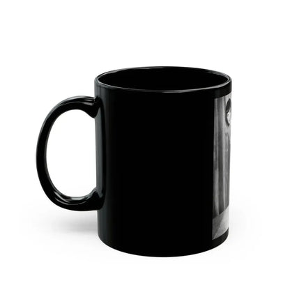 Bettie Page #628 (Vintage Female Icon) Black Coffee Mug - Go Mug Yourself