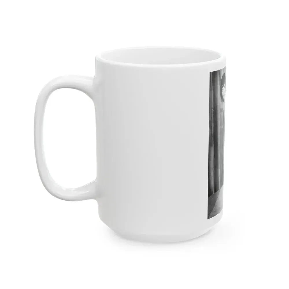Bettie Page #628 (Vintage Female Icon) White Coffee Mug - Go Mug Yourself