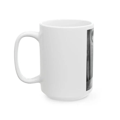 Bettie Page #628 (Vintage Female Icon) White Coffee Mug - Go Mug Yourself