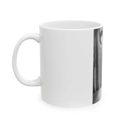 Bettie Page #628 (Vintage Female Icon) White Coffee Mug - Go Mug Yourself