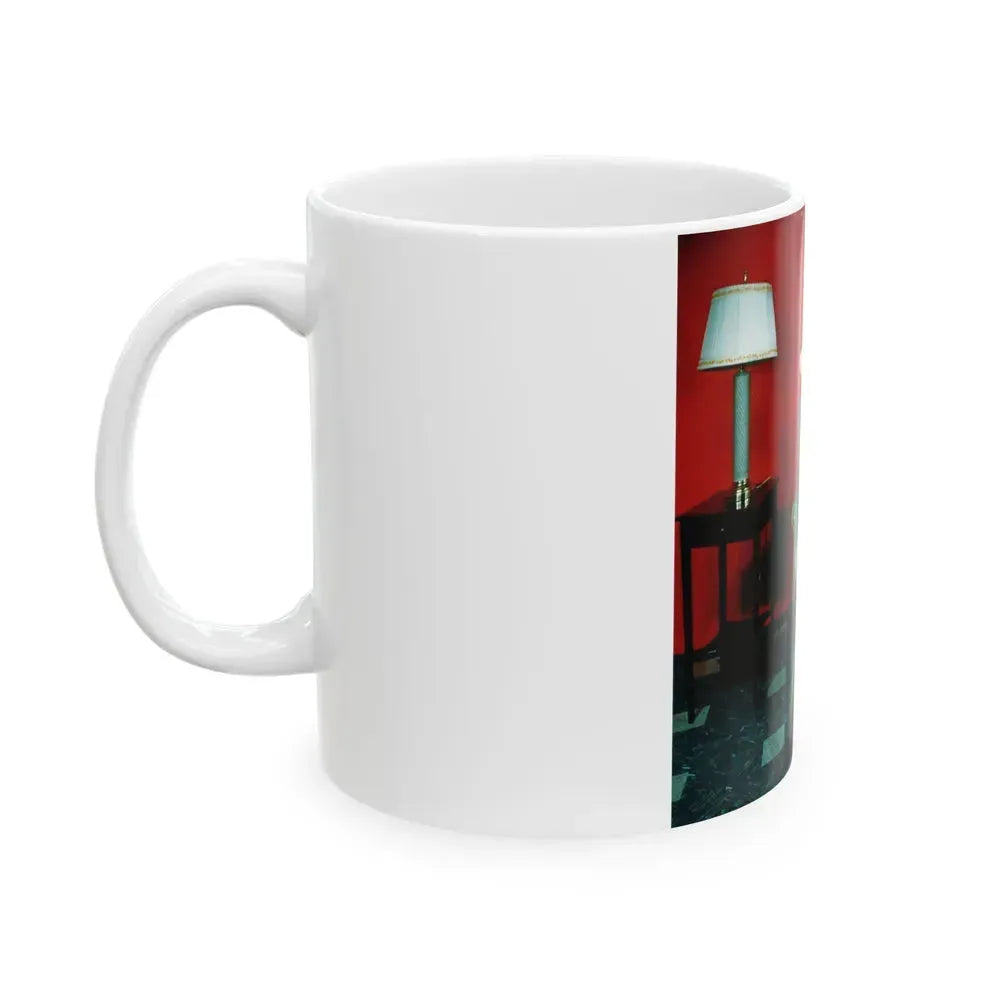 Bettie Page #63 (Vintage Female Icon) White Coffee Mug - Go Mug Yourself