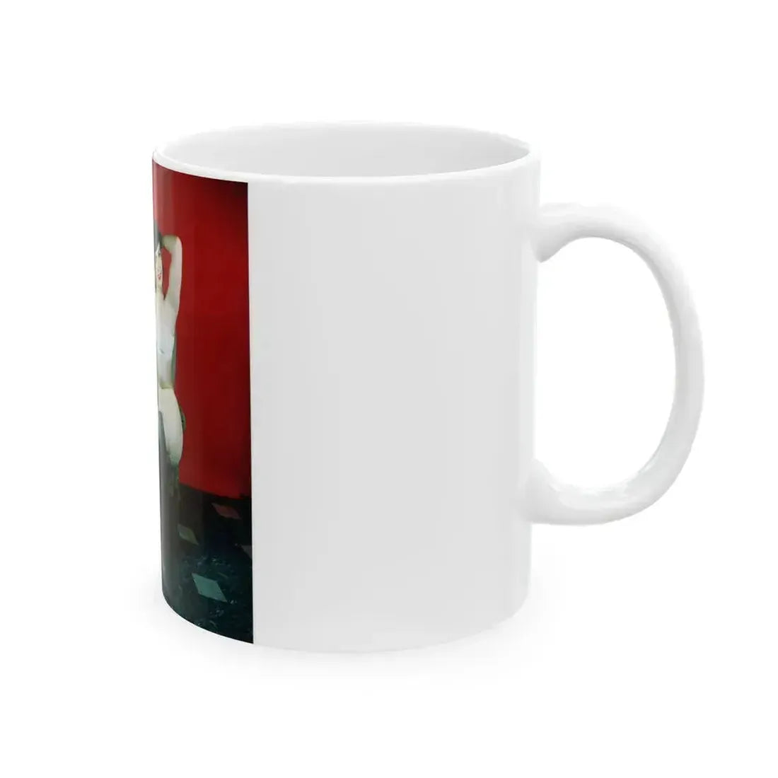 Bettie Page #63 (Vintage Female Icon) White Coffee Mug - Go Mug Yourself