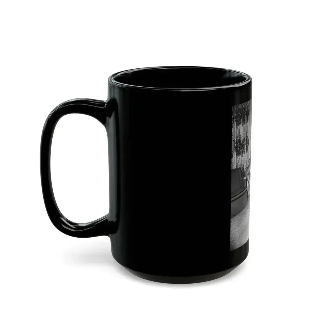 Bettie Page #630 (Vintage Female Icon) Black Coffee Mug - Go Mug Yourself