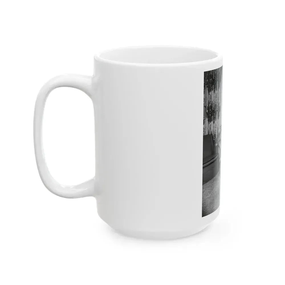 Bettie Page #630 (Vintage Female Icon) White Coffee Mug - Go Mug Yourself