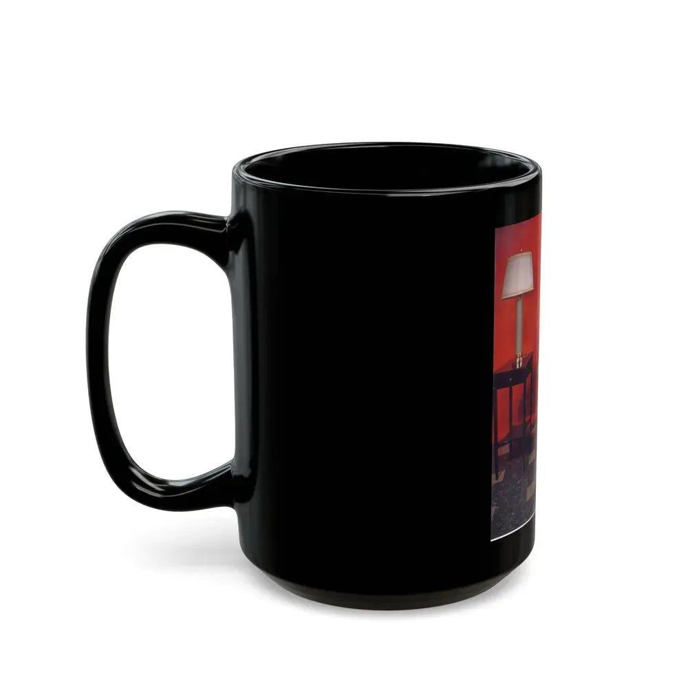 Bettie Page #63_1 (Vintage Female Icon) Black Coffee Mug - Go Mug Yourself