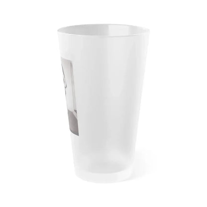 Bettie Page #631 (Vintage Female Icon) Frosted Pint Glass 16oz - Go Mug Yourself