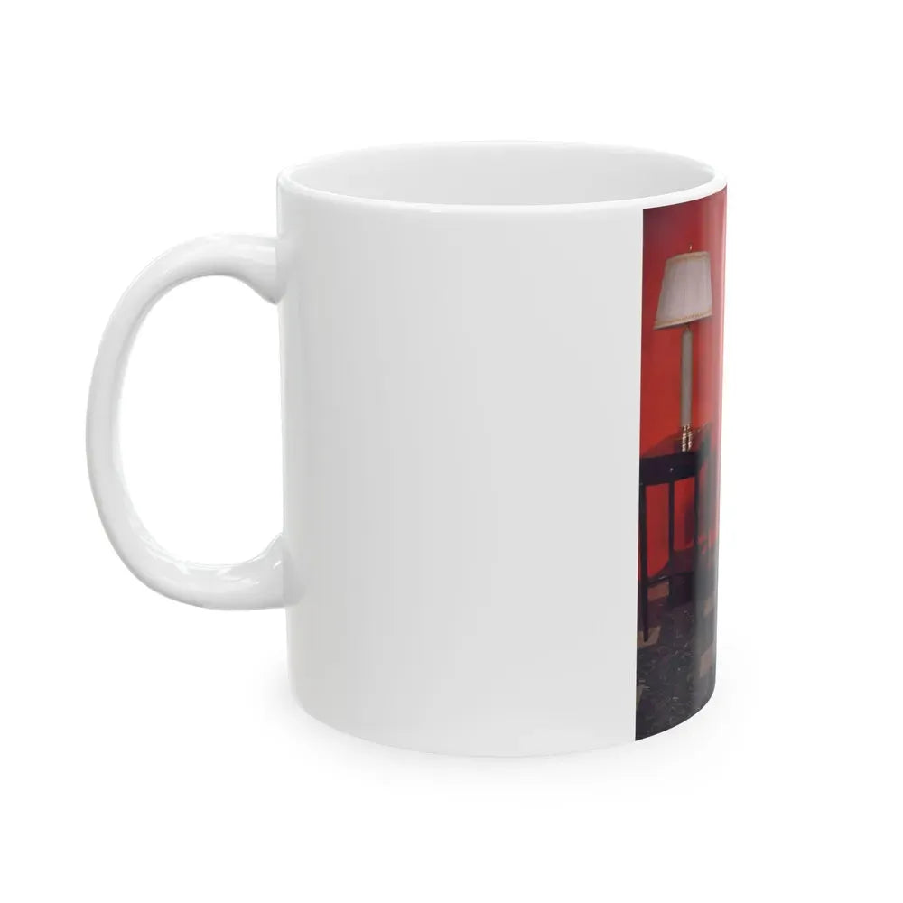 Bettie Page #63_1 (Vintage Female Icon) White Coffee Mug - Go Mug Yourself