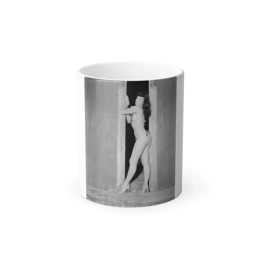 Bettie Page #632 (Vintage Female Icon) Color Changing Mug 11oz 11oz - Go Mug Yourself