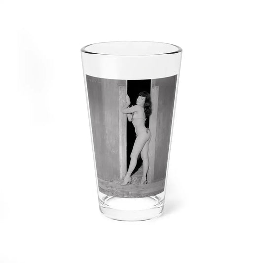 Bettie Page #632 (Vintage Female Icon) Pint Glass 16oz 16oz - Go Mug Yourself