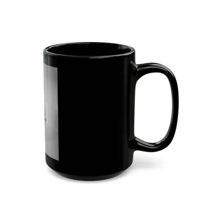 Bettie Page #633 (Vintage Female Icon) Black Coffee Mug - Go Mug Yourself