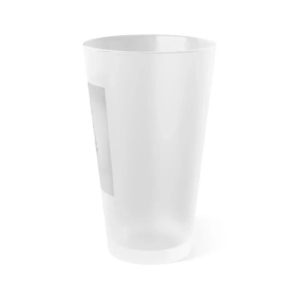Bettie Page #633 (Vintage Female Icon) Frosted Pint Glass 16oz - Go Mug Yourself