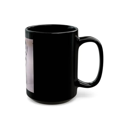 Bettie Page #634 (Vintage Female Icon) Black Coffee Mug - Go Mug Yourself