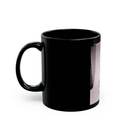 Bettie Page #634 (Vintage Female Icon) Black Coffee Mug - Go Mug Yourself