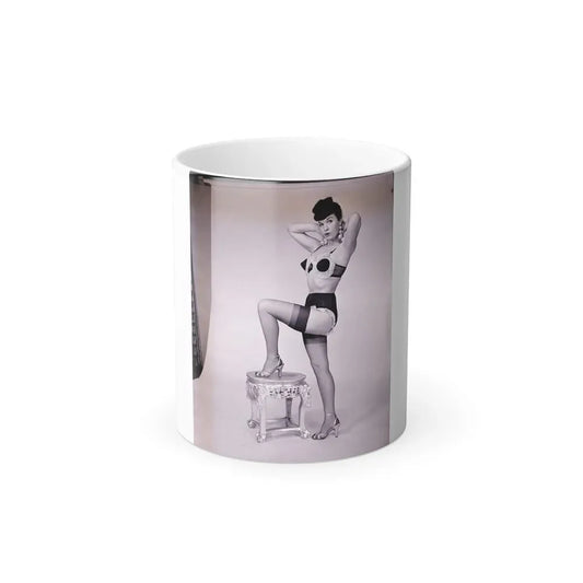 Bettie Page #634 (Vintage Female Icon) Color Changing Mug 11oz 11oz - Go Mug Yourself