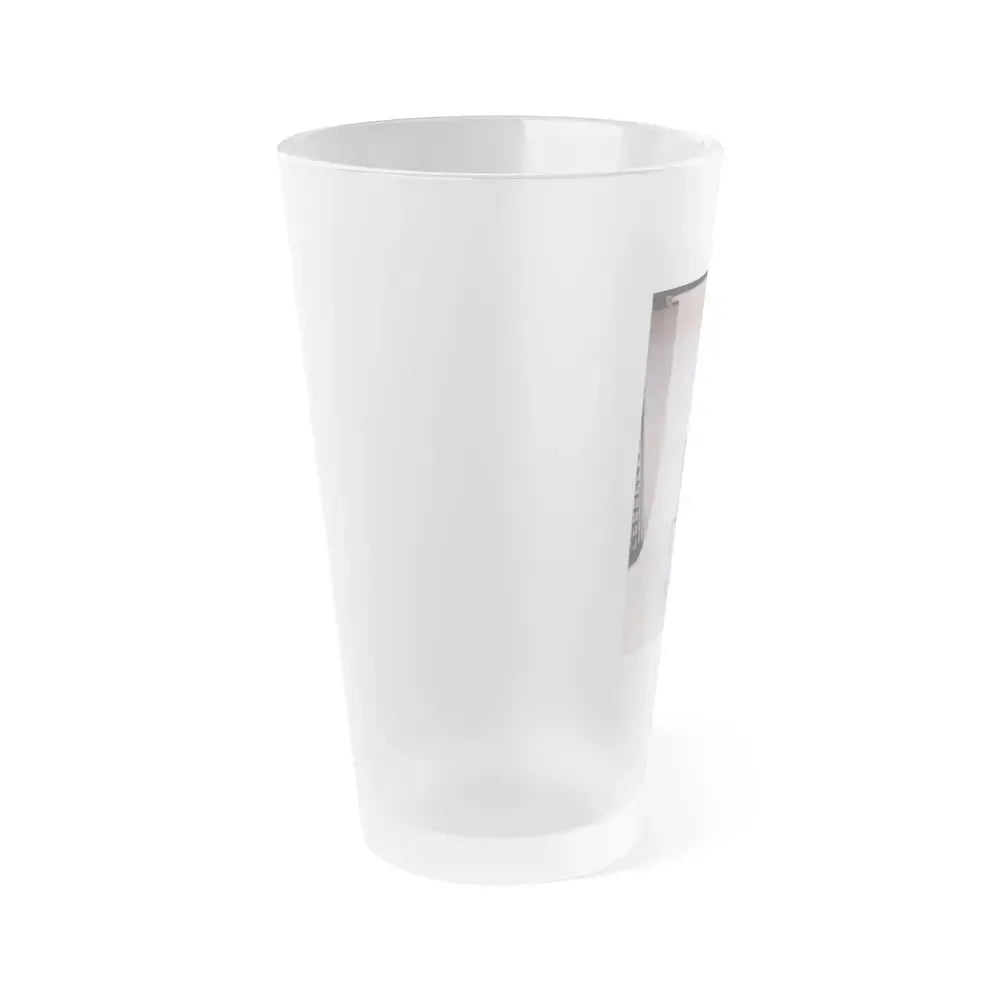 Bettie Page #634 (Vintage Female Icon) Frosted Pint Glass 16oz - Go Mug Yourself