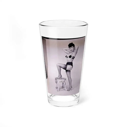 Bettie Page #634 (Vintage Female Icon) Pint Glass 16oz 16oz - Go Mug Yourself