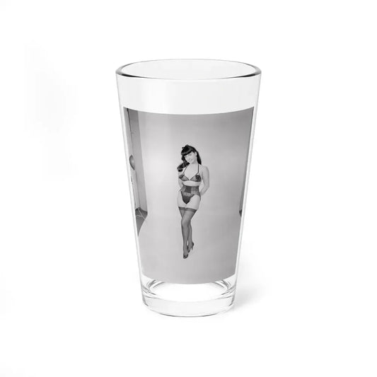 Bettie Page #636 (Vintage Female Icon) Pint Glass 16oz 16oz - Go Mug Yourself