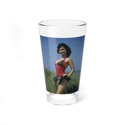 Bettie Page #64 1 (Vintage Female Icon) Pint Glass 16oz 16oz - Go Mug Yourself
