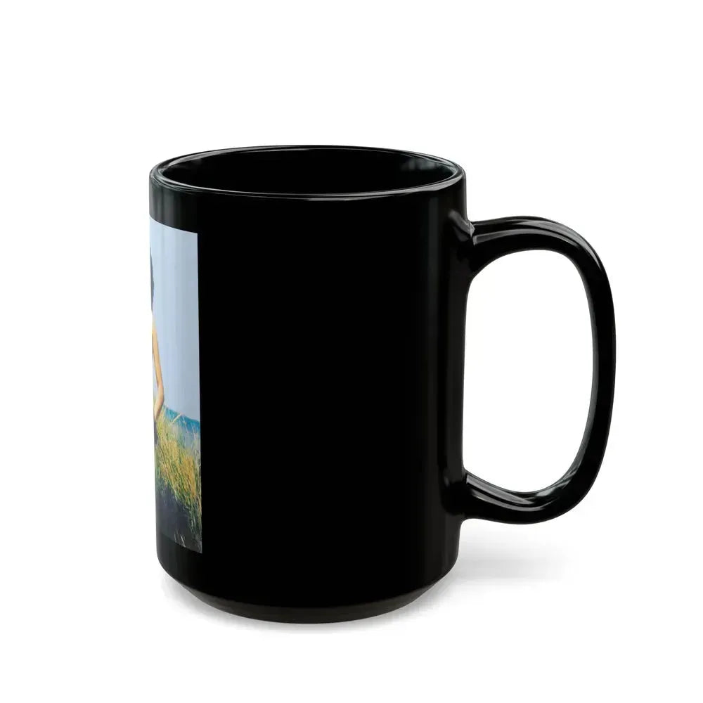 Bettie Page #64 (Vintage Female Icon) Black Coffee Mug - Go Mug Yourself