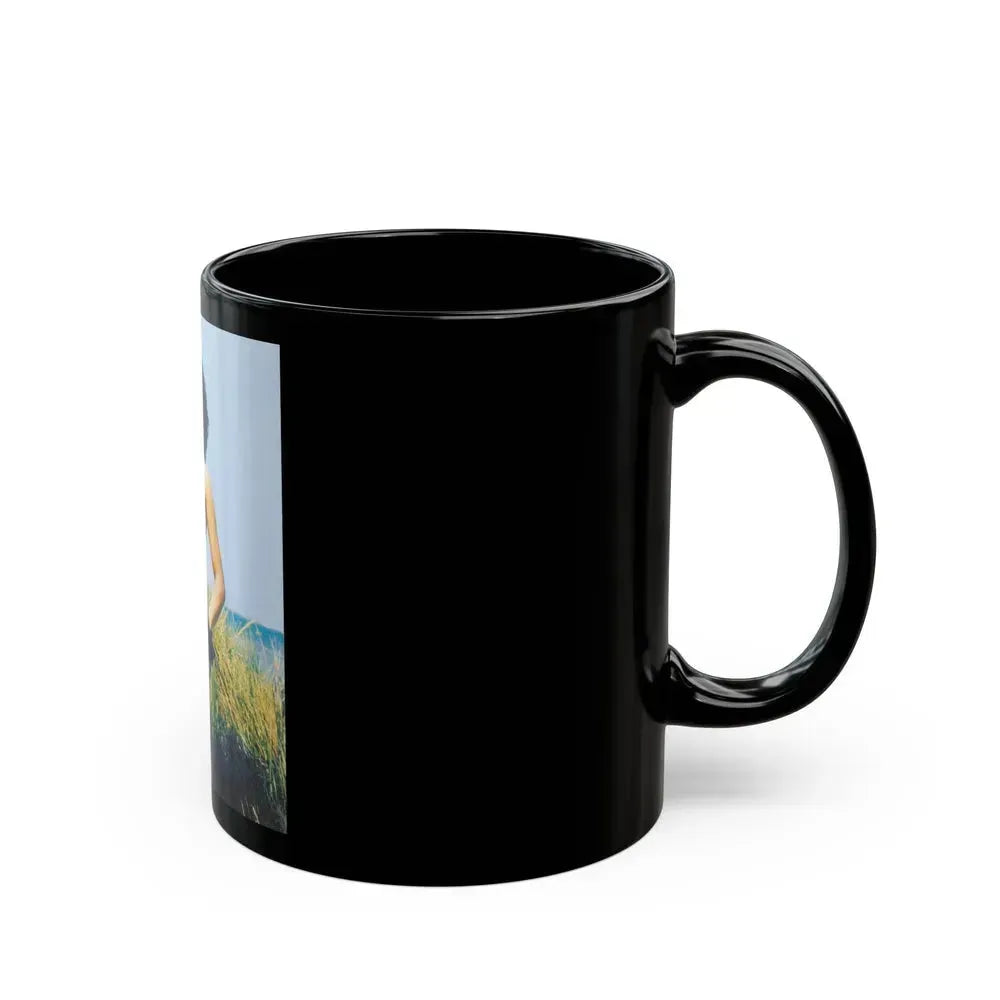Bettie Page #64 (Vintage Female Icon) Black Coffee Mug - Go Mug Yourself