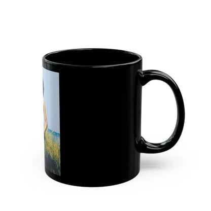 Bettie Page #64 (Vintage Female Icon) Black Coffee Mug - Go Mug Yourself