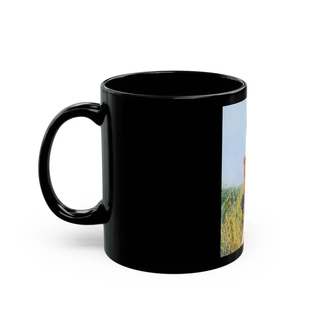 Bettie Page #64 (Vintage Female Icon) Black Coffee Mug - Go Mug Yourself