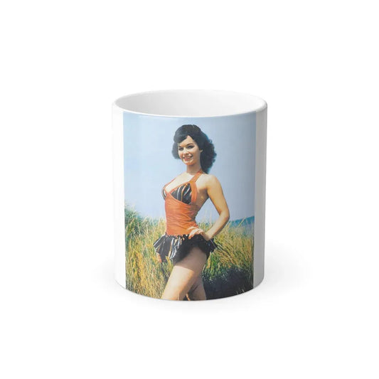 Bettie Page #64 (Vintage Female Icon) Color Changing Coffee Mug 11oz - Go Mug Yourself