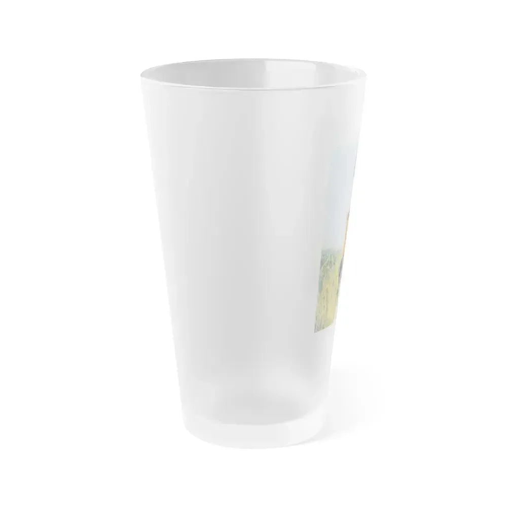 Bettie Page #64 (Vintage Female Icon) Frosted Pint Glass 16oz - Go Mug Yourself