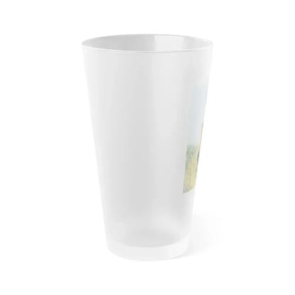 Bettie Page #64 (Vintage Female Icon) Frosted Pint Glass 16oz - Go Mug Yourself