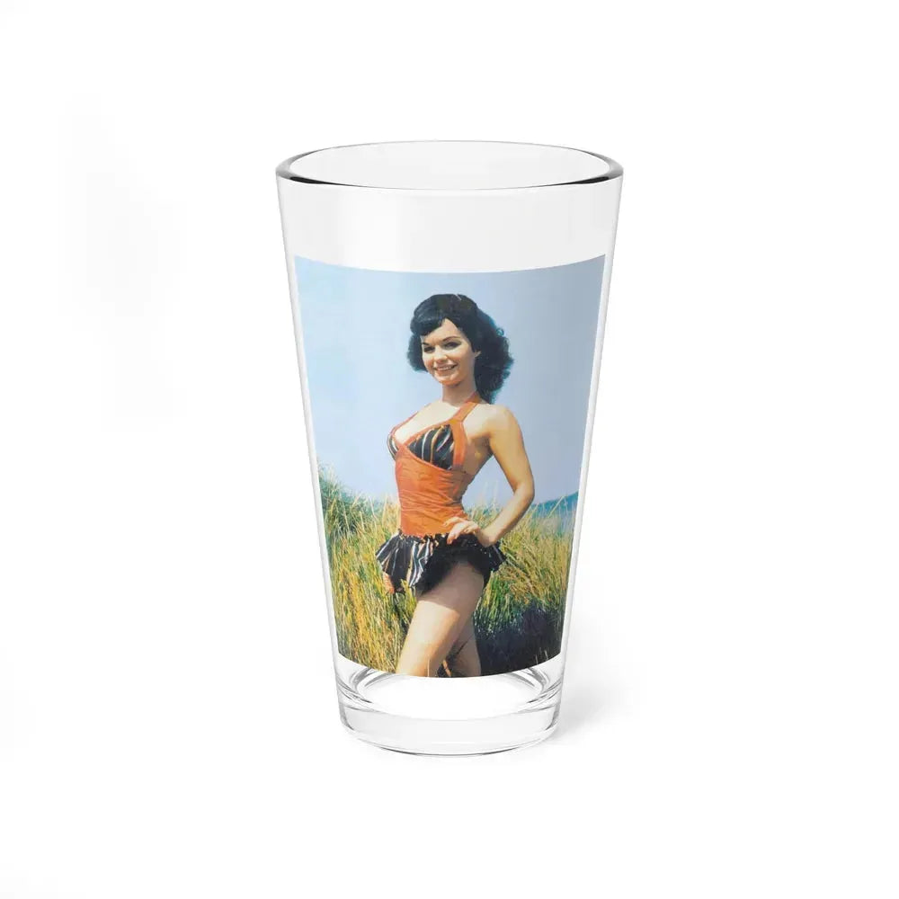 Bettie Page #64 (Vintage Female Icon) Pint Glass 16oz 16oz - Go Mug Yourself