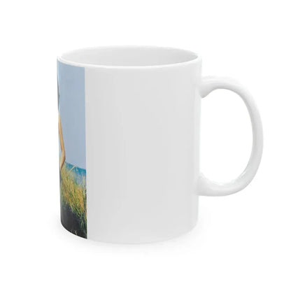 Bettie Page #64 (Vintage Female Icon) White Coffee Mug - Go Mug Yourself