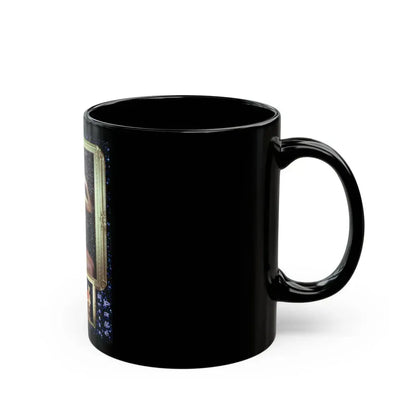 Bettie Page #640 (Vintage Female Icon) Black Coffee Mug - Go Mug Yourself
