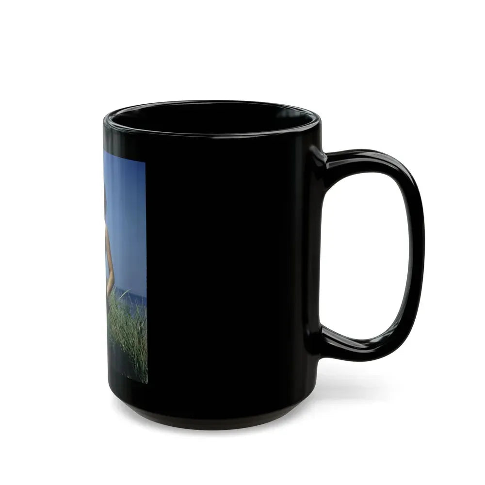 Bettie Page #64_1 (Vintage Female Icon) Black Coffee Mug - Go Mug Yourself