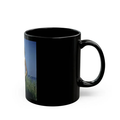 Bettie Page #64_1 (Vintage Female Icon) Black Coffee Mug - Go Mug Yourself