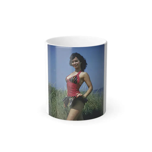 Bettie Page #64_1 (Vintage Female Icon) Color Changing Coffee Mug 11oz - Go Mug Yourself