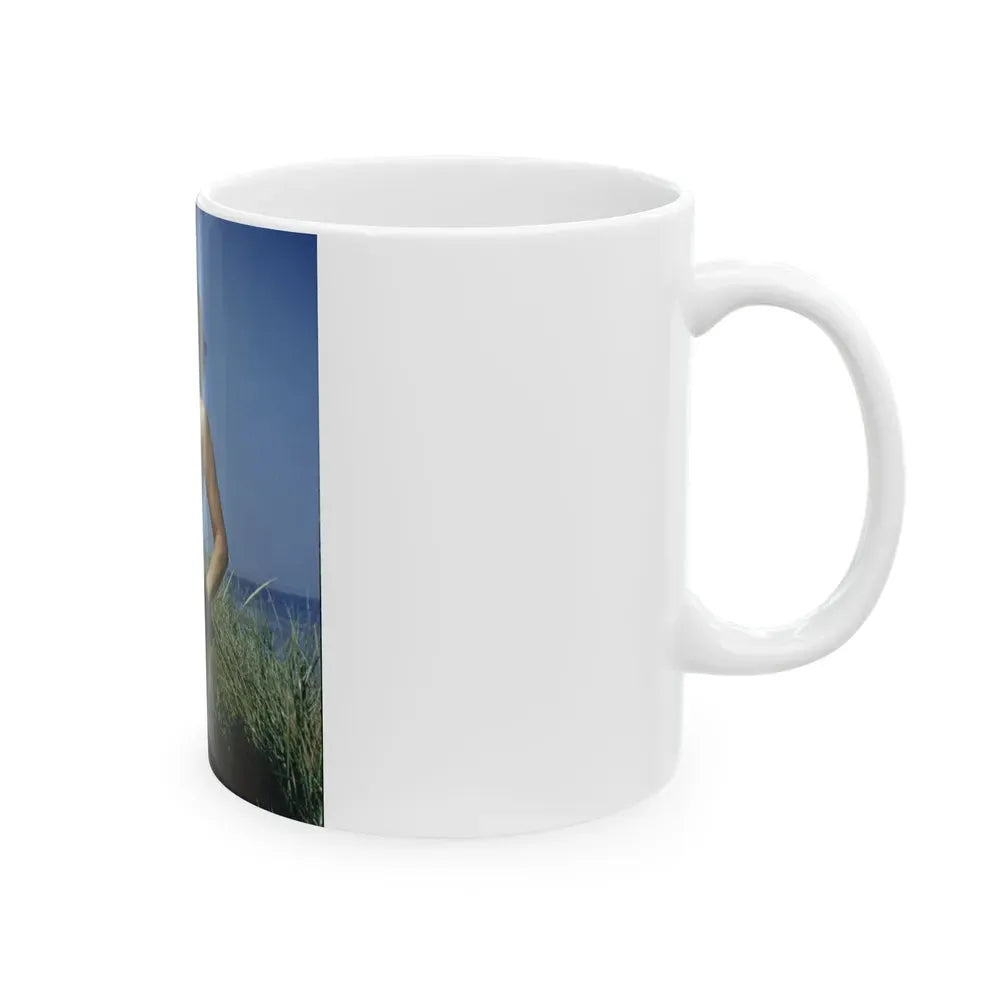 Bettie Page #64_1 (Vintage Female Icon) White Coffee Mug - Go Mug Yourself