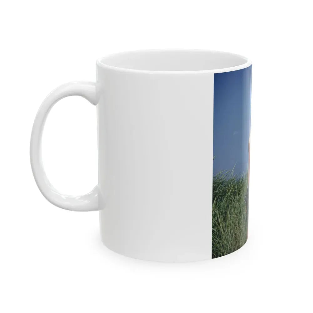 Bettie Page #64_1 (Vintage Female Icon) White Coffee Mug - Go Mug Yourself