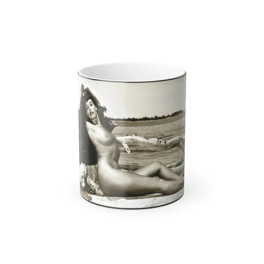 Bettie Page #644 (Vintage Female Icon) Color Changing Mug 11oz 11oz - Go Mug Yourself