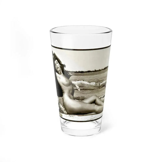 Bettie Page #644 (Vintage Female Icon) Pint Glass 16oz 16oz - Go Mug Yourself