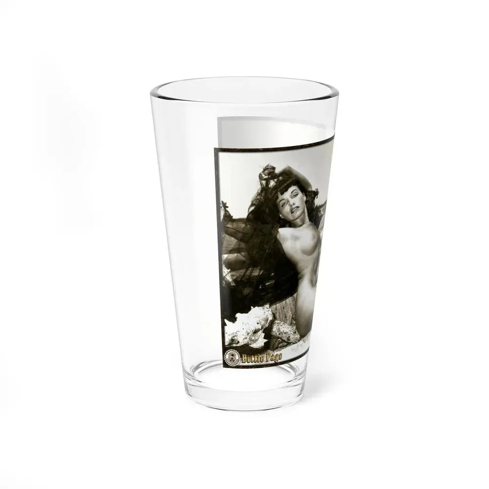Bettie Page #644 (Vintage Female Icon) Pint Glass 16oz - Go Mug Yourself