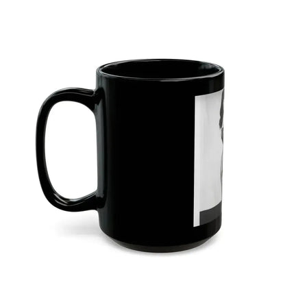 Bettie Page #649 (Vintage Female Icon) Black Coffee Mug - Go Mug Yourself