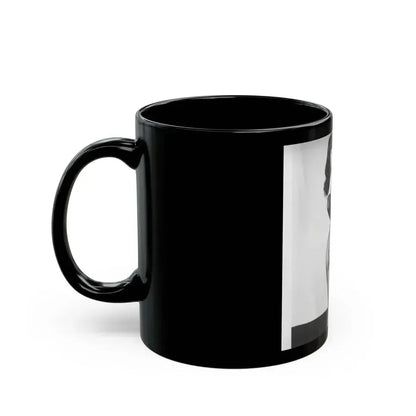 Bettie Page #649 (Vintage Female Icon) Black Coffee Mug - Go Mug Yourself