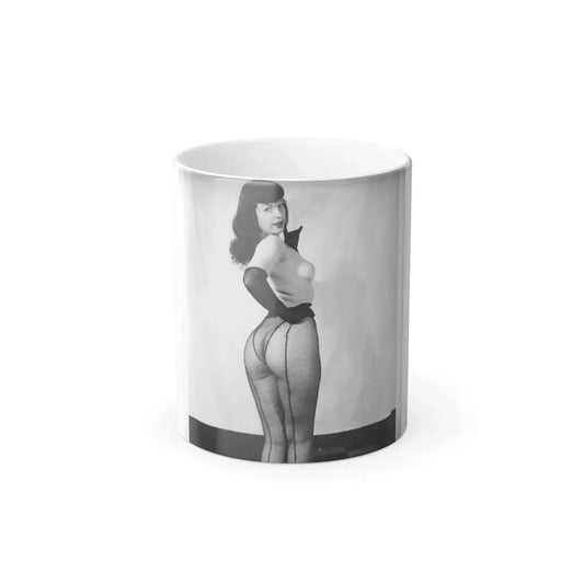 Bettie Page #649 (Vintage Female Icon) Color Changing Mug 11oz 11oz - Go Mug Yourself
