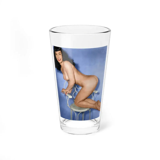 Bettie Page #65 (Vintage Female Icon) Pint Glass 16oz 16oz - Go Mug Yourself