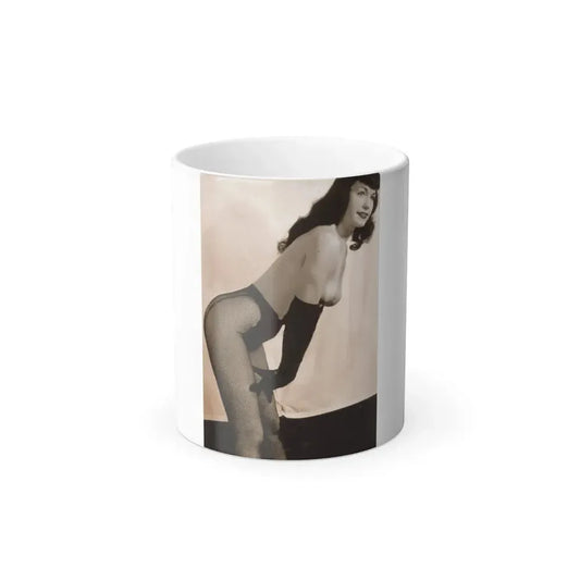 Bettie Page #650 (Vintage Female Icon) Color Changing Mug 11oz 11oz - Go Mug Yourself