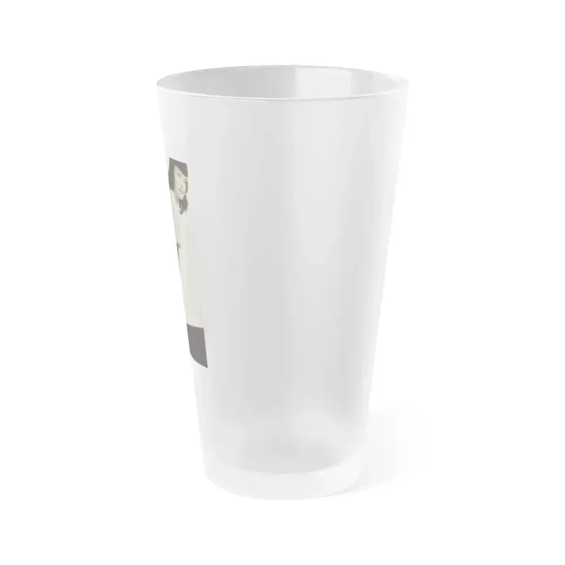 Bettie Page #650 (Vintage Female Icon) Frosted Pint Glass 16oz - Go Mug Yourself