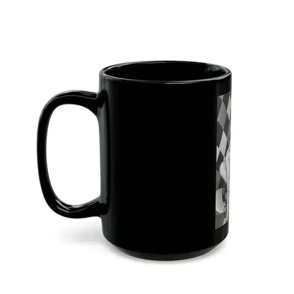 Bettie Page #651 (Vintage Female Icon) Black Coffee Mug - Go Mug Yourself